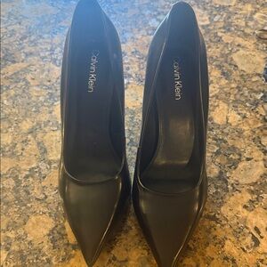 Calvin Klein Black Heeled Shoes
